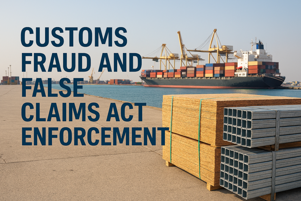 customs fraud and false claims act